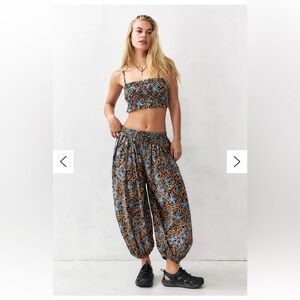 Urban outfitters- Out from under Floral Print Women's Cami and pants co ord